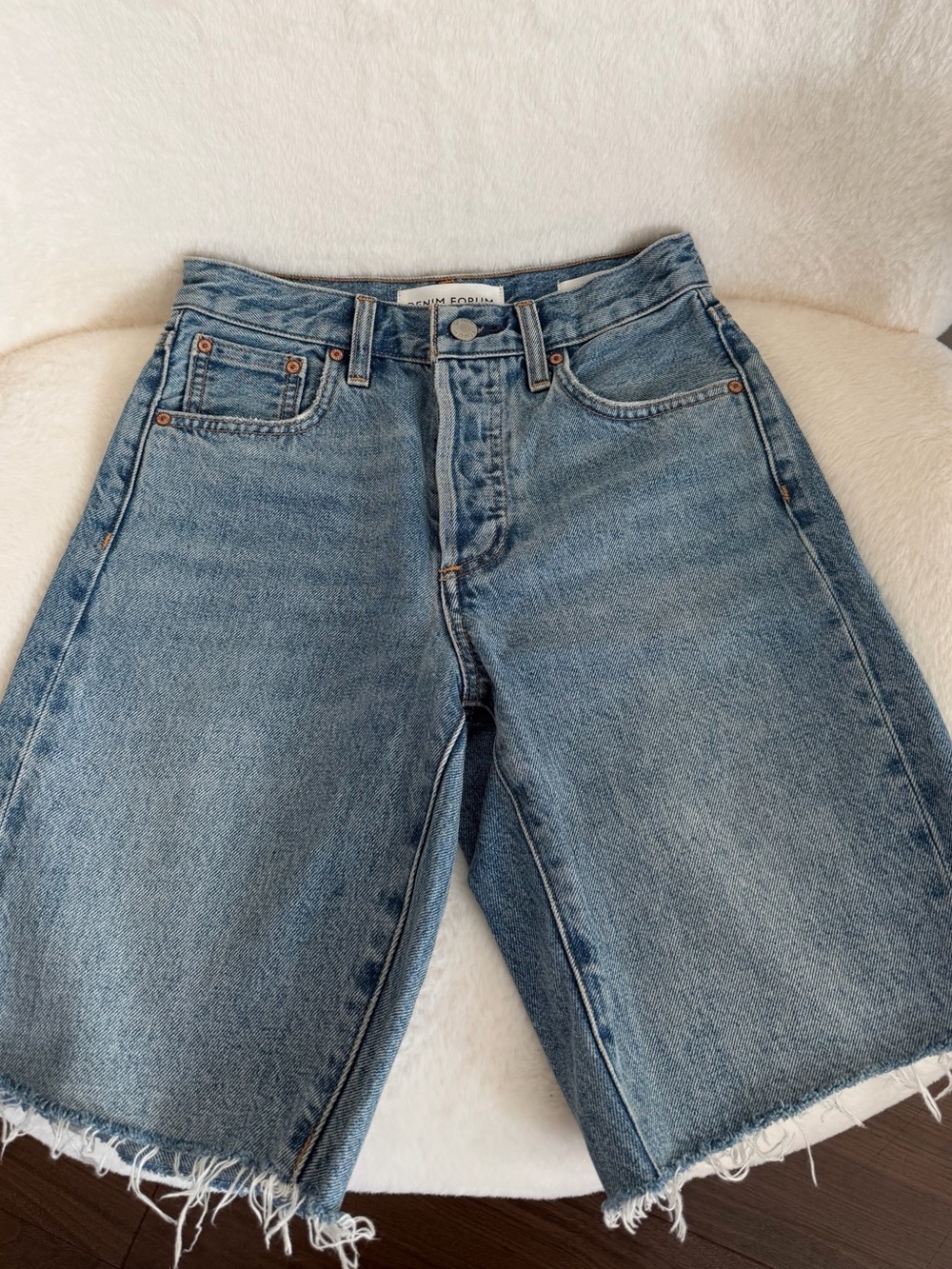 Aritzia Denim Forum - The Yoko Long Shorts